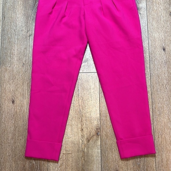 Femme d’armes Pink Tapered Cuffed Trousers Size 2 - Picture 5 of 8